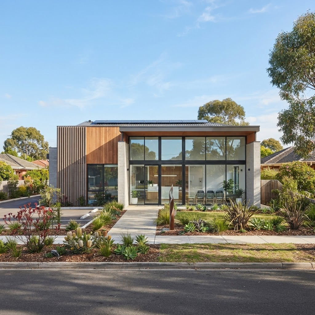 Exterior of a modern clinic building in Bentleigh
